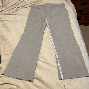 Gray Wide-Leg Trousers
